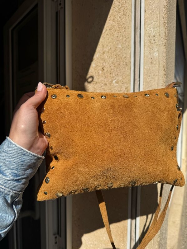 Bolso estampado terciopelo
