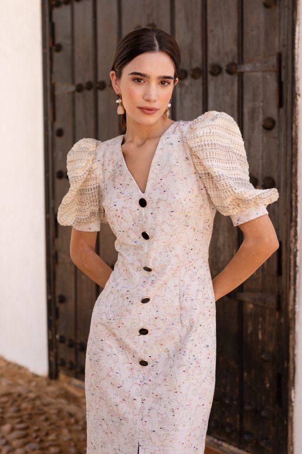 Vestido SAVINA crudo