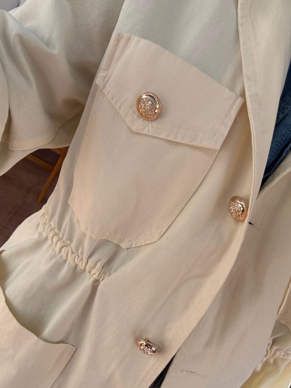 Sobrecamisa/cazadora beige - Imagen 2