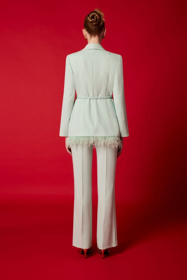 Traje de chaqueta detalle plumas - Imagen 3