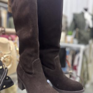 Botas serraje chocolate