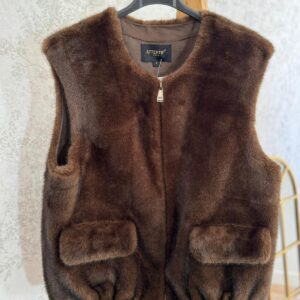 Chaleco pelos con cremallera