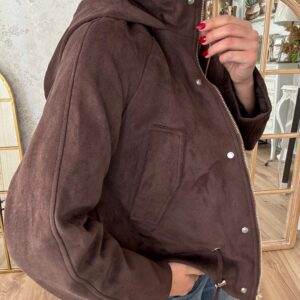 Chaqueta bomber con gorro