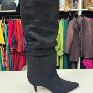 Botas caña alta negra