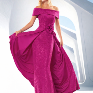 Vestido Aurora buganvilla