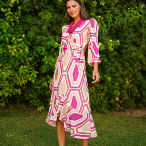Vestido Gea Fucsia